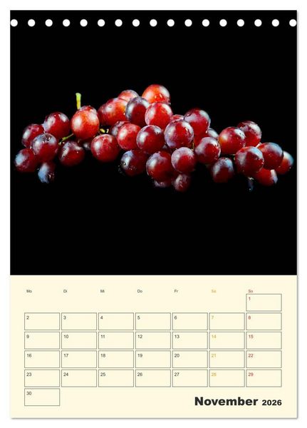 Produktbild: Allerlei Fr&uuml;chte (Tischkalender 2026 DIN A5 hoch), CALVENDO Monatskalender
