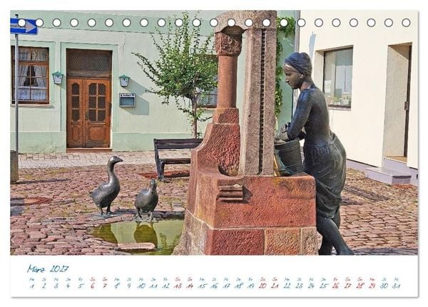 Produktbild: Nebra. Stadt der Himmelsscheibe im Burgenlandkreis (Tischkalender 2027 DIN A5 quer), CALVENDO Monatskalender