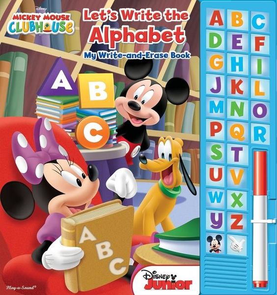 Produktbild: Mickey Mouse Clubhouse: Let's Write the Alphabet My Write-And-Erase Book