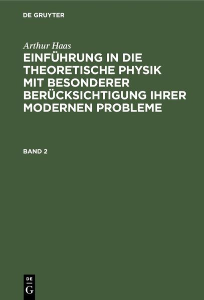 Produktbild: Haas: Einf. in die Theoret. Physik Bd. 2 2a Hetp