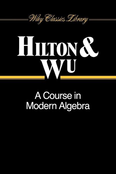 Produktbild: A Course in Modern Algebra