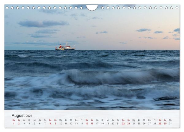 Produktbild: Nat&uuml;rliches R&uuml;gen und Hiddensee (Wandkalender 2026 DIN A4 quer), CALVENDO Monatskalender
