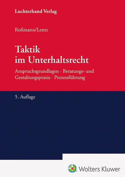 Produktbild: Taktik im Unterhaltsrecht