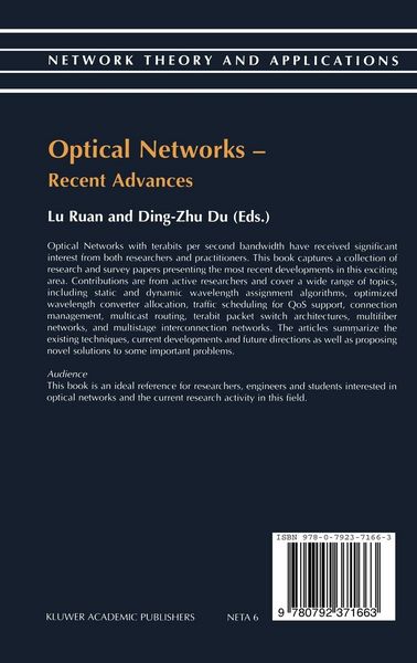 Produktbild: Optical Networks &mdash; Recent Advances