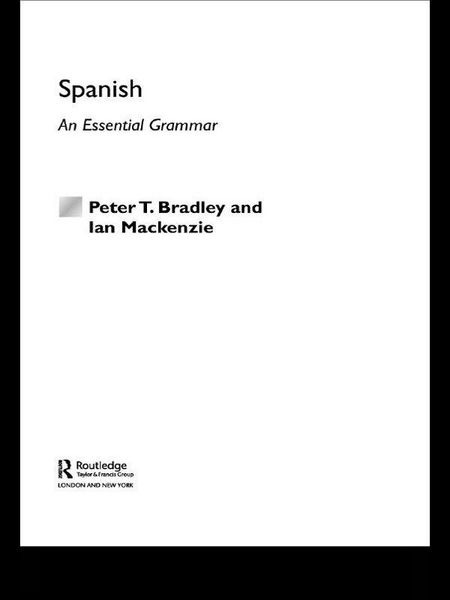 Produktbild: Spanish: An Essential Grammar