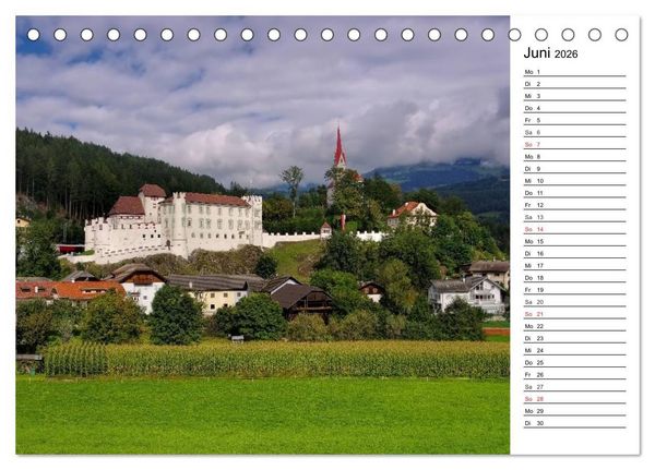 Produktbild: Pustertal - Das gr&uuml;ne Tal S&uuml;dtirols (Tischkalender 2026 DIN A5 quer), CALVENDO Monatskalender