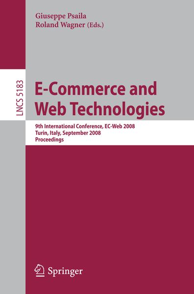 Produktbild: E-Commerce and Web Technologies