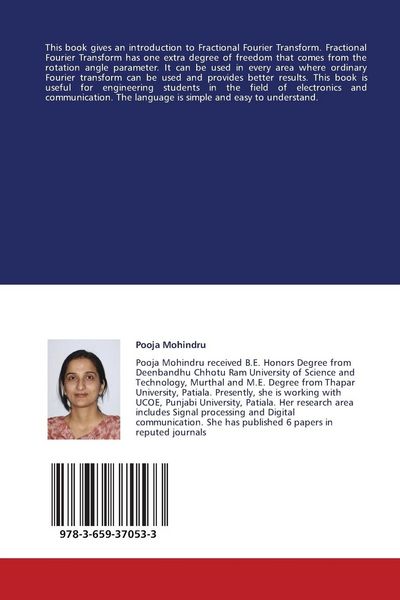 Produktbild: Introduction to Fractional Fourier Transform