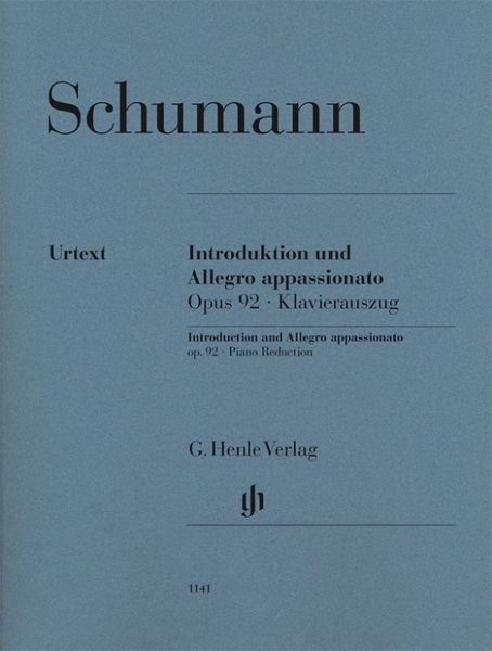 Produktbild: Robert Schumann - Introduktion und Allegro appassionato op. 92 f&uuml;r Klavier und Orchester