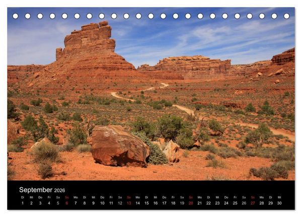 Produktbild: Felslandschaften (Tischkalender 2026 DIN A5 quer), CALVENDO Monatskalender