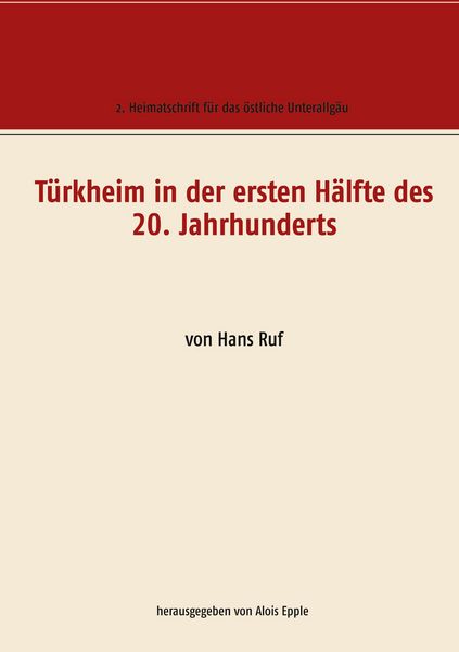 Produktbild: T&uuml;rkheim in der ersten H&auml;lfte des 20. Jahrhunderts