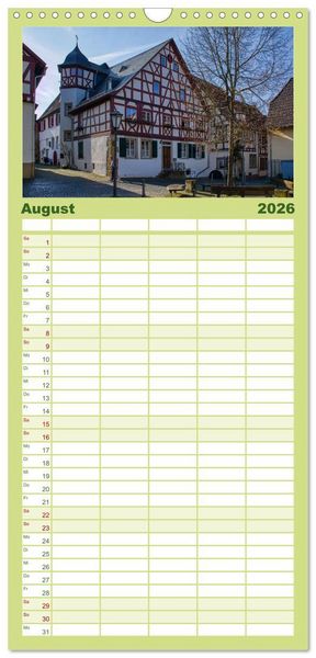 Produktbild: Familienplaner 2026 - Meisenheim - Die Perle im Glantal mit 5 Spalten (Wandkalender, 21 x 45 cm) CALVENDO