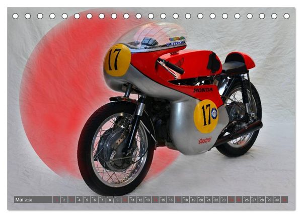 Produktbild: Honda CB 72 (Tischkalender 2026 DIN A5 quer), CALVENDO Monatskalender