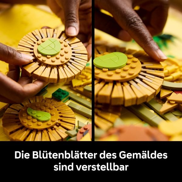 Produktbild: LEGO Art Vincent van Gogh &ndash; Sonnenblumen - 3D-Gem&auml;lde zum Bauen 31215