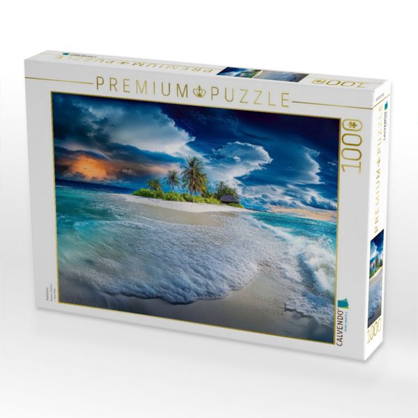 Produktbild: CALVENDO Puzzle Malediven | 1000 Teile Lege-Gr&ouml;&szlig;e 64x48cm Foto-Puzzle f&uuml;r gl&uuml;ckliche Stunden
