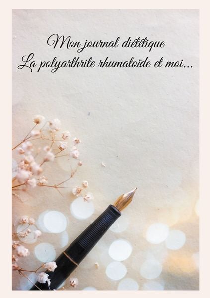 Produktbild: Mon journal di&eacute;t&eacute;tique : la polyarthrite rhumato&iuml;de et moi...