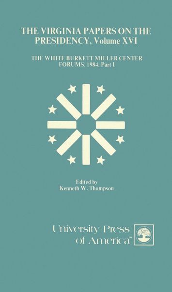 Produktbild: The Virginia Papers on the Presidency