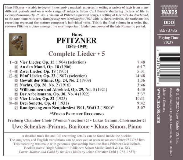 Produktbild: Schenker-Primus, U: S&auml;mtliche Lieder,Vol.5