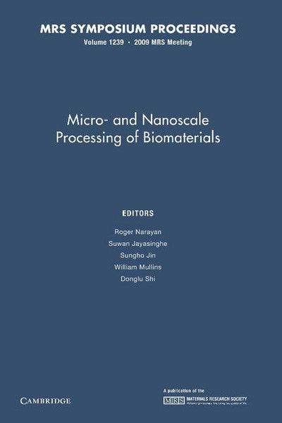 Produktbild: Micro-And Nanoscale Processing of Bomaterials