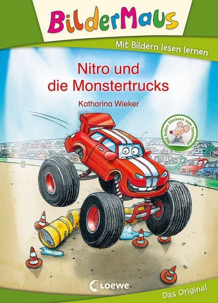 Bildermaus - Nitro und die Monstertrucks, Gebundene Ausgabe von Katharina Wieker, Loewe, 978-3-7855-7704-2