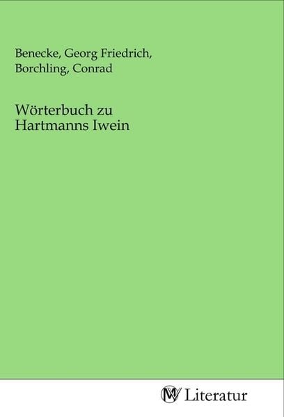Produktbild: W&ouml;rterbuch zu Hartmanns Iwein