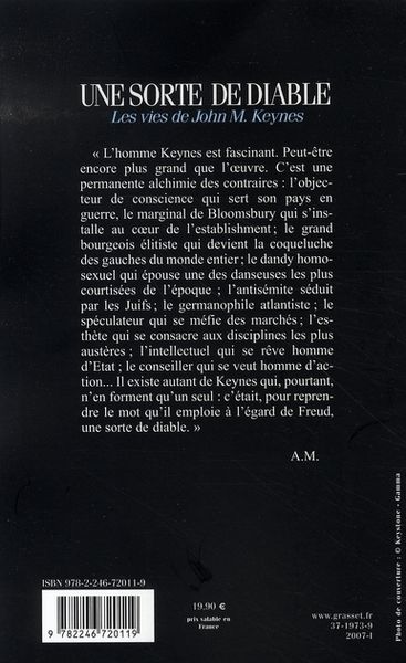Produktbild: Une Sorte de Diable Les Vies de J.M Keynes