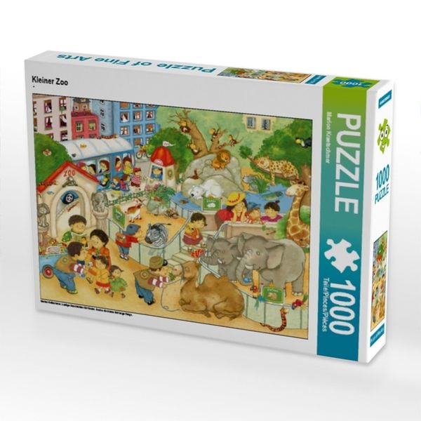 CALVENDO Puzzle Kleiner Zoo | 1000 Teile Lege-Größe 64x48cm Foto-Puzzle für glückliche Stunden