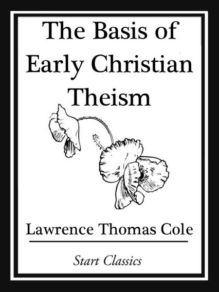 Produktbild: The Basis of Early Christian Theism