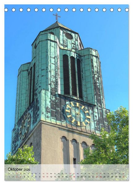 Produktbild: Historisches Duisburg (Tischkalender 2026 DIN A5 hoch), CALVENDO Monatskalender