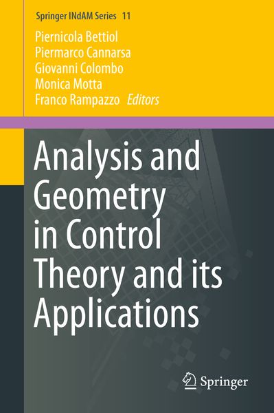 Produktbild: Analysis and Geometry in Control Theory and its Applications