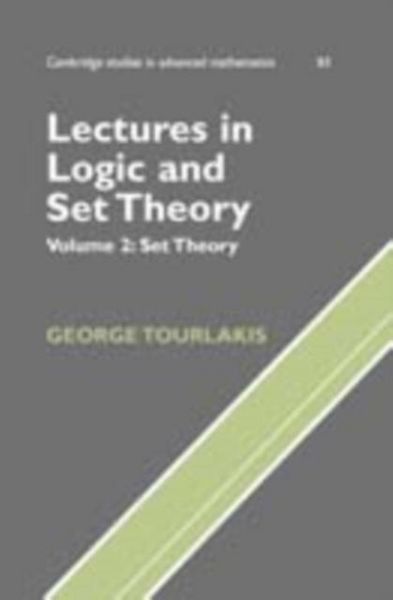 Produktbild: Lectures in Logic and Set Theory: Volume 1, Mathematical Logic