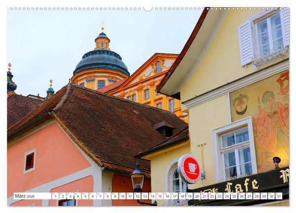 Produktbild: Ansichten vom Stift in Melk (Wandkalender 2026 DIN A2 quer), CALVENDO Monatskalender