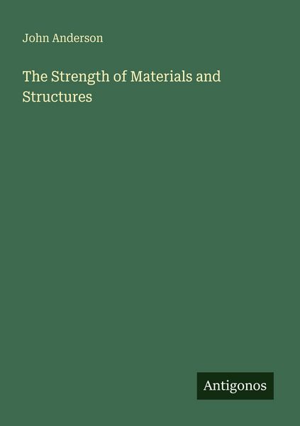 Produktbild: The Strength of Materials and Structures