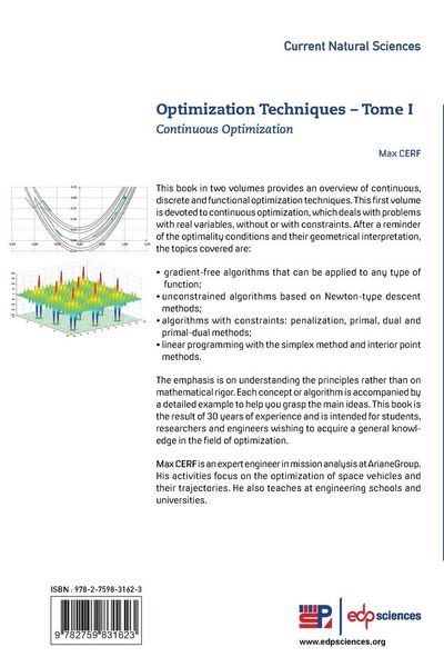 Produktbild: Optimization Techniques - Tome I