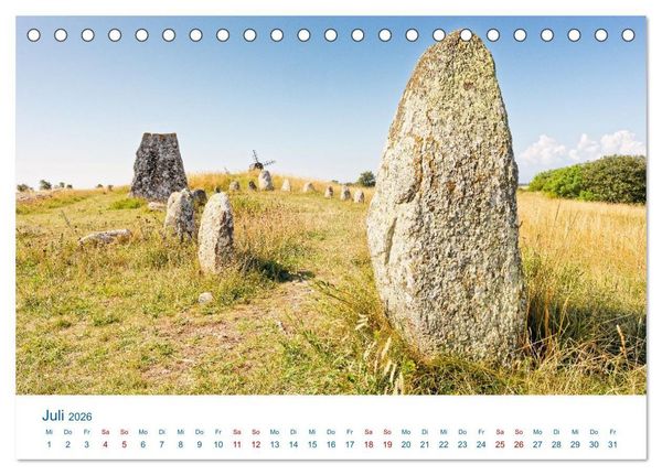 Produktbild: &Ouml;land - Schwedens Insel der Sonne und des Windes (Tischkalender 2026 DIN A5 quer), CALVENDO Monatskalender