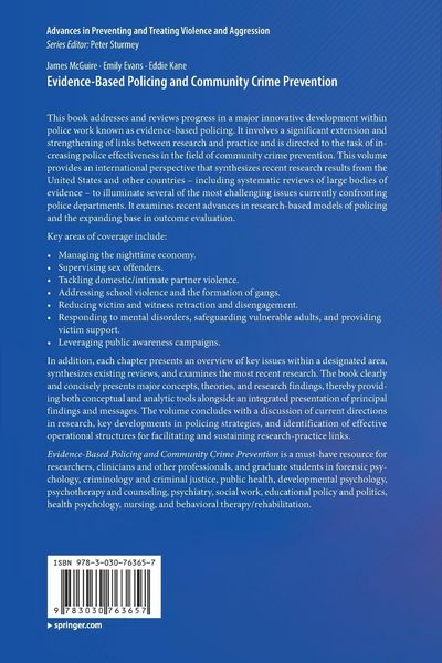 Produktbild: Evidence-Based Policing and Community Crime Prevention