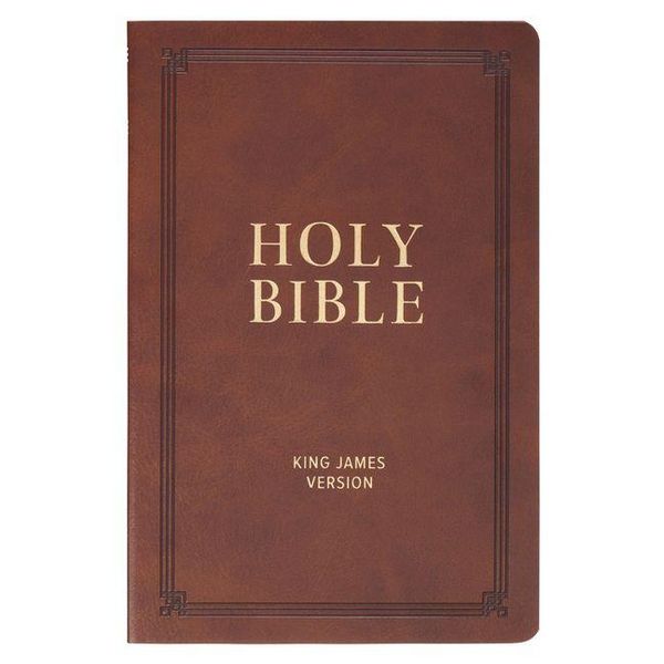 KJV Bible Gift (Faux Leather, Brown), Gebundene Ausgabe von , Christian Art Gifts, 9798896780939