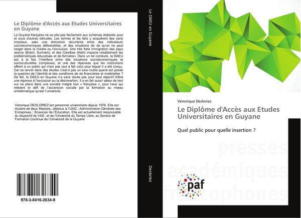 Produktbild: Le Dipl&ocirc;me d'Acc&egrave;s aux Etudes Universitaires en Guyane