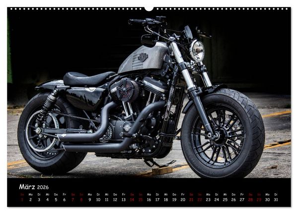 Produktbild: Best of Custom- and Showbikes Kalender (Wandkalender 2026 DIN A2 quer), CALVENDO Monatskalender