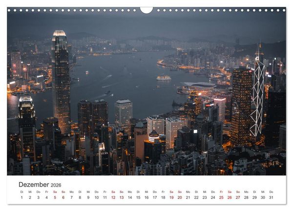 Produktbild: Hongkong - eine einzigartige Weltstadt (Wandkalender 2026 DIN A3 quer), CALVENDO Monatskalender