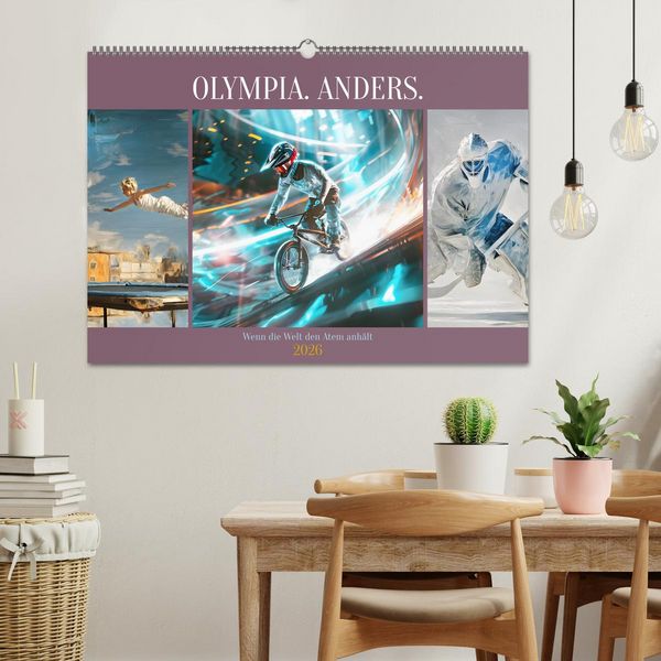 Produktbild: Olympia. Anders. (Wandkalender 2026 DIN A2 quer), CALVENDO Monatskalender