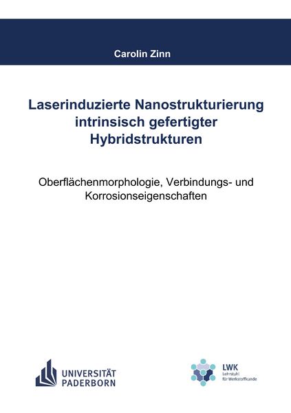 Produktbild: Laserinduzierte Nanostrukturierung intrinsisch gefertigter Hybridstrukturen