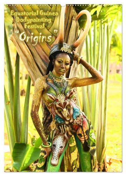 Produktbild: Equatorial Guinea Bodypainting Festival "Origins" (Wandkalender 2026 DIN A2 hoch), CALVENDO Monatskalender