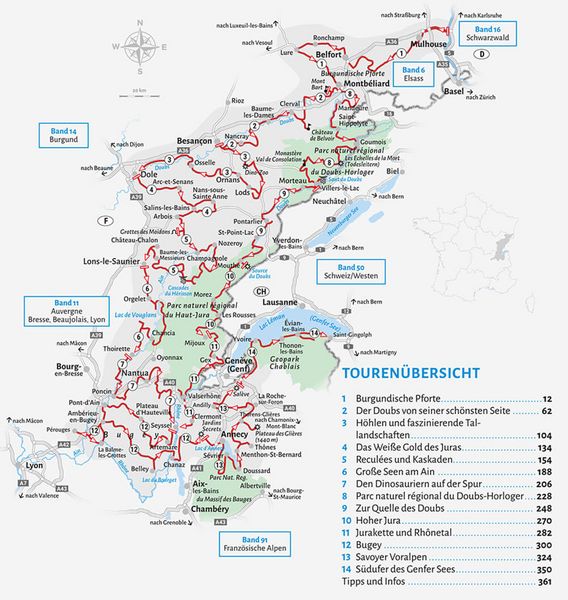 Produktbild: Entdeckertouren mit dem Wohnmobil Franz&ouml;sischer Jura