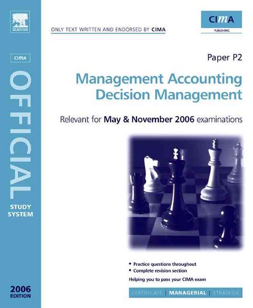 Produktbild: Cima Study Systems 2006: Management Accounting-Decision Management