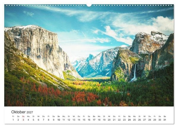 Produktbild: Yosemite - Einzigartige Naturspektakel (Wandkalender 2027 DIN A2 quer), CALVENDO Monatskalender