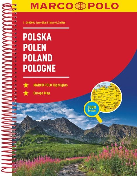 Produktbild: MARCO POLO Reiseatlas Polen 1:300.000