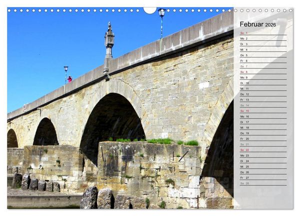 Produktbild: REGENSBURG - Impressionen (Wandkalender 2026 DIN A3 quer), CALVENDO Monatskalender