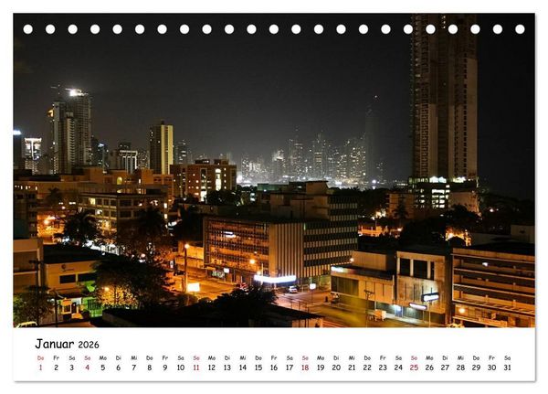 Produktbild: Panama - Finanzwelt und Naturparadies (Tischkalender 2026 DIN A5 quer), CALVENDO Monatskalender