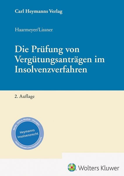 Produktbild: Die Pr&uuml;fung von Verg&uuml;tungsantr&auml;gen im Insolvenzverfahren